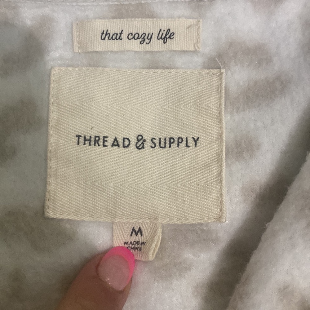 Leopard Print Zip Up - image 3